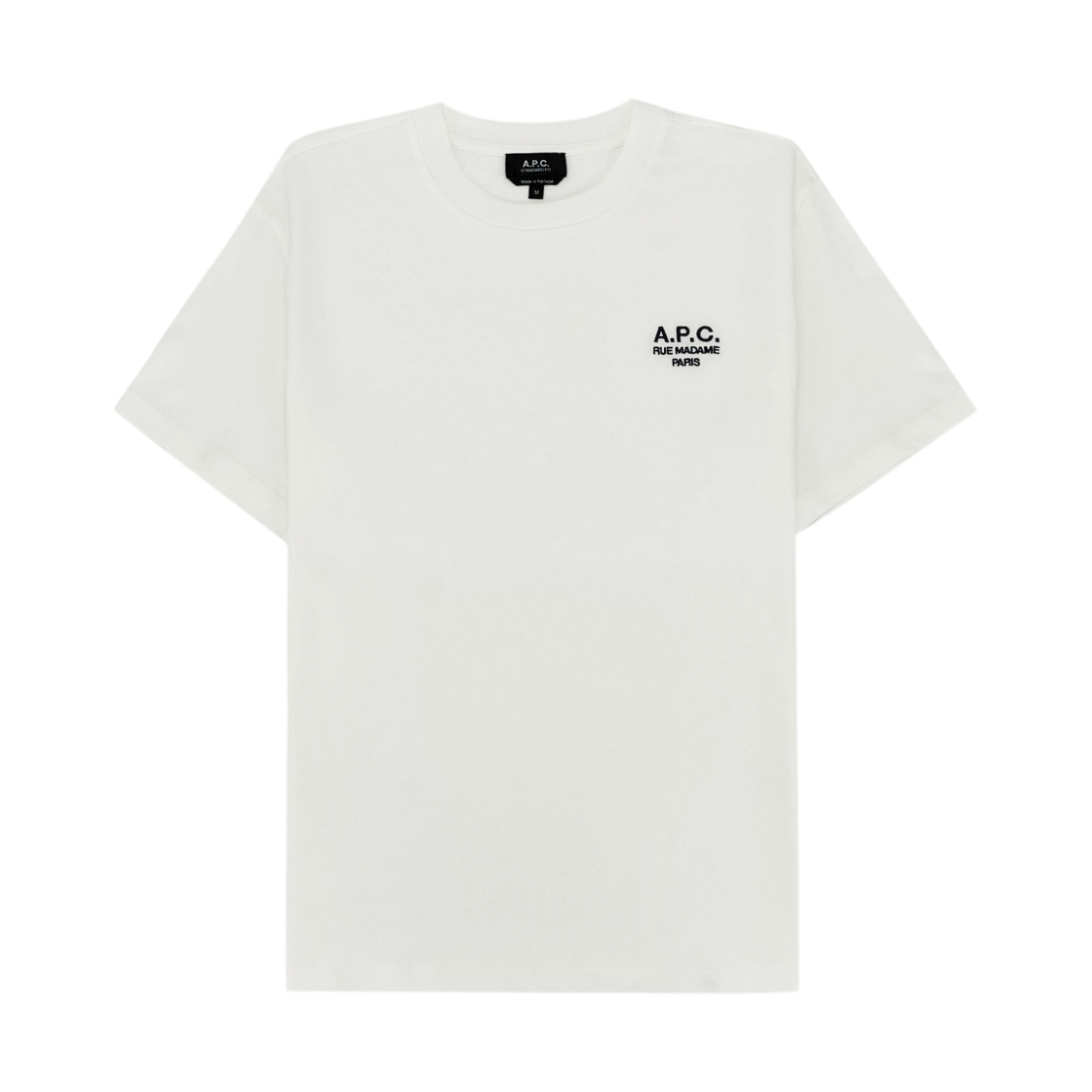 아페쎄 스탠다드 르 마담 티셔츠 화이트(A.P.C. Standard Rue Madame T-Shirt White)