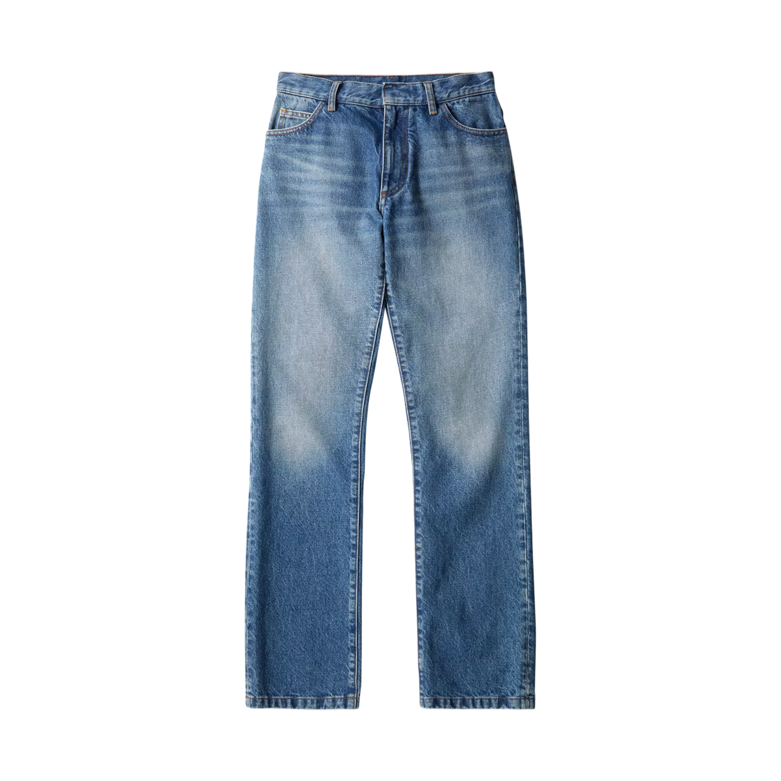 S62LB0228M30058966 (W) MM6 Maison Margiela Double Back Pocket Denim Jeans Blue