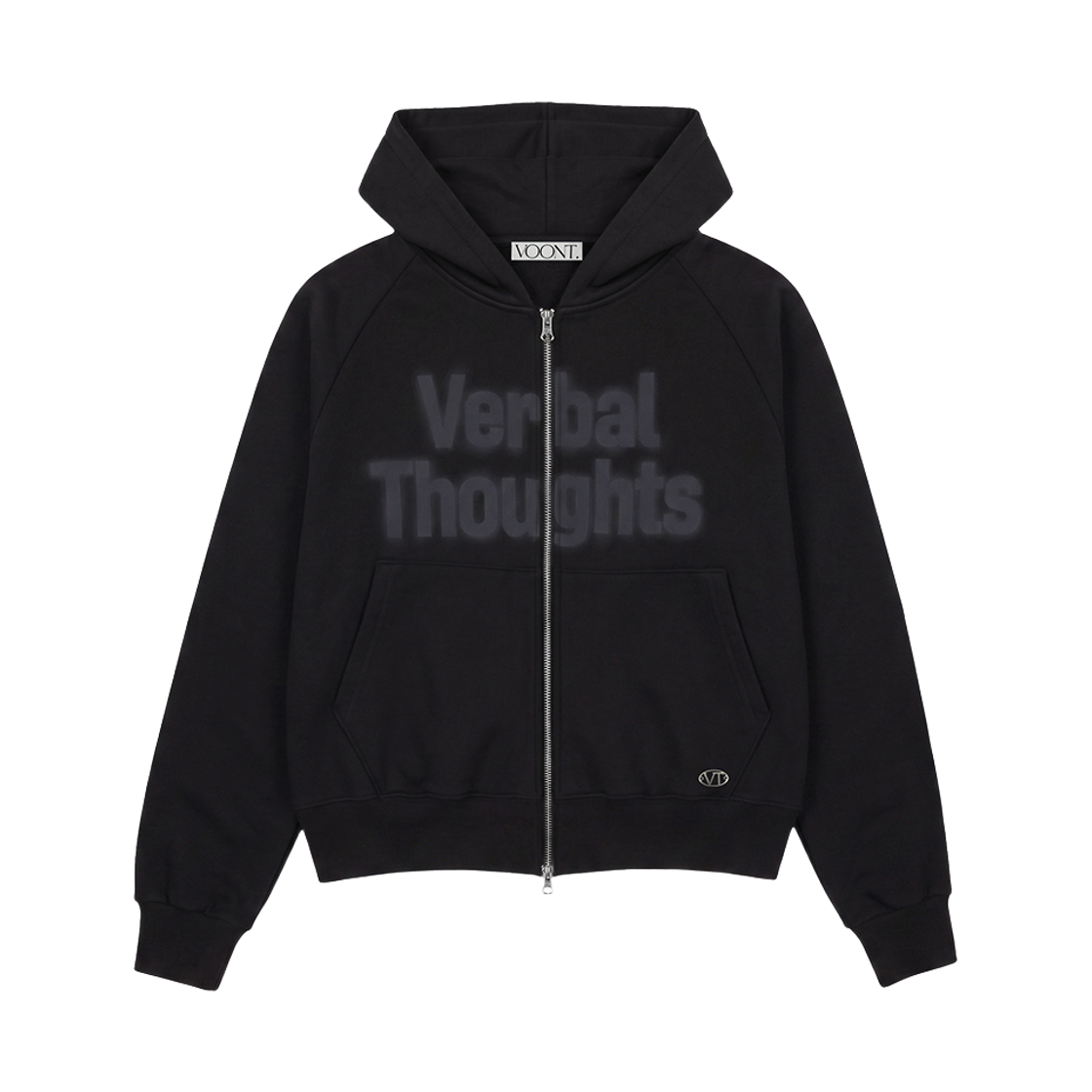 VT26WHZ101BLK VOONT Noir Gradient Hood Zip-Up (BLACK)