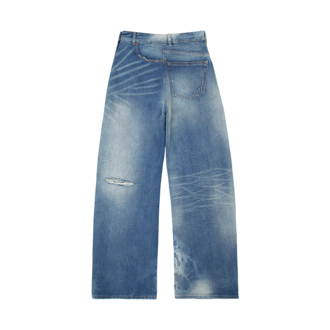 S52LA0243M30054962 (W) MM6 Maison Margiela Wide Leg Jeans Blue