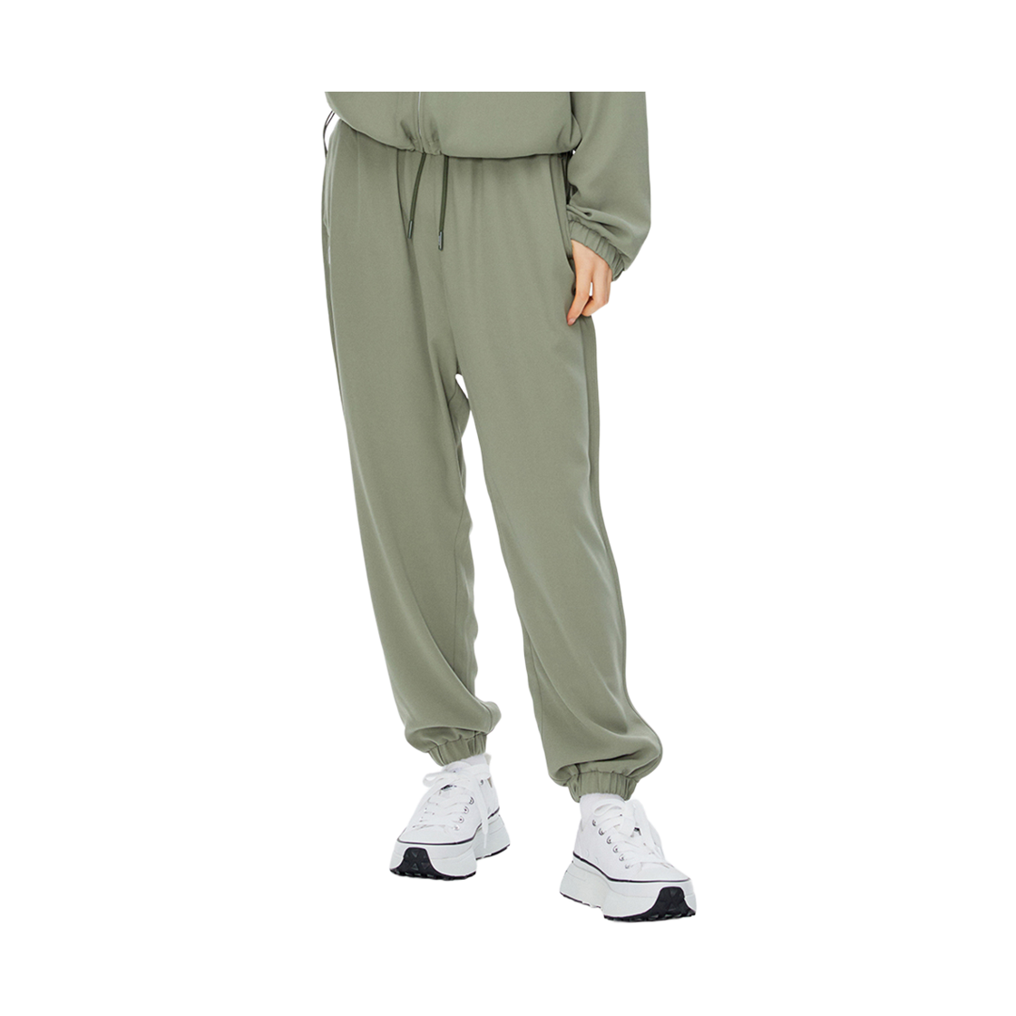 라이프워크 LW2 크레이프 스트링 조거팬츠_LW232WL870(Lifework LW2 Crepe String Jogger Pants_LW232WL870) - 2