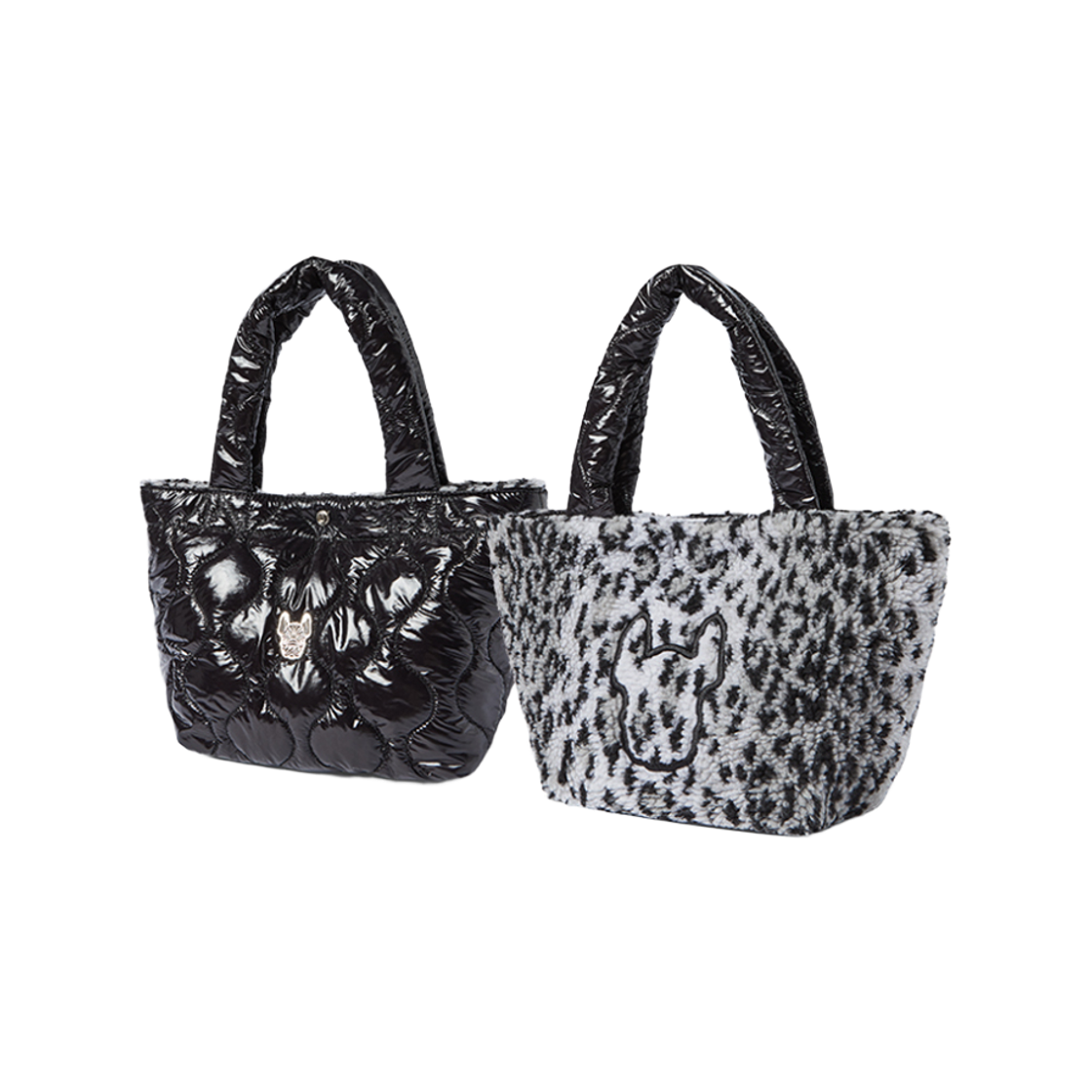 라이프워크 리버시블 웨이브 퀼팅 미니 토트백_LW234BG704(ifework Reversible Wave Quilted Mini Tote Bag_LW234BG704) - 3