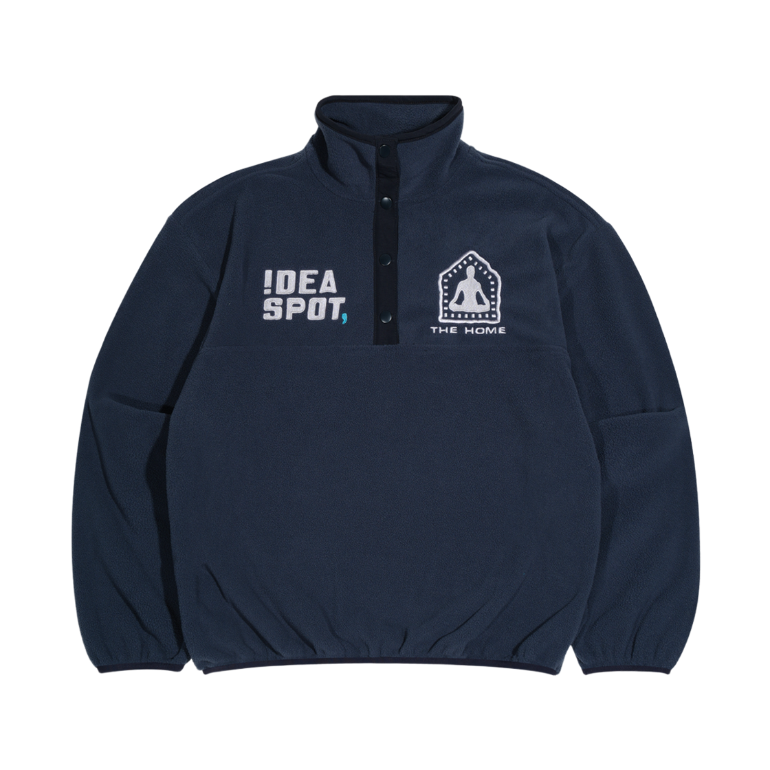 PS26FWFP01CC POTS Idea Spot Fleece Pullover Chacoal