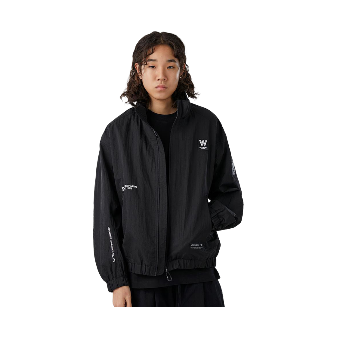 라이프워크 베이직 하이넥 자켓_LW241JP902(Lifework Basic High-Neck Jacket_LW241JP902) - 2