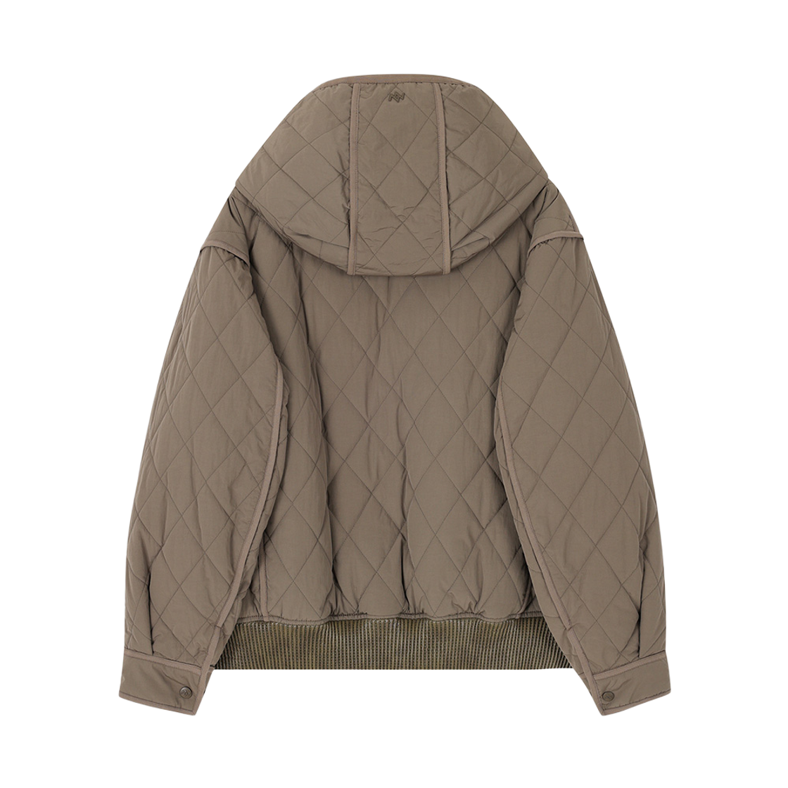 송지오 지제로 퀼팅 후드 점퍼 카키(SONGZIO ZZERO Quilted Hood Jumper Khaki) - 2