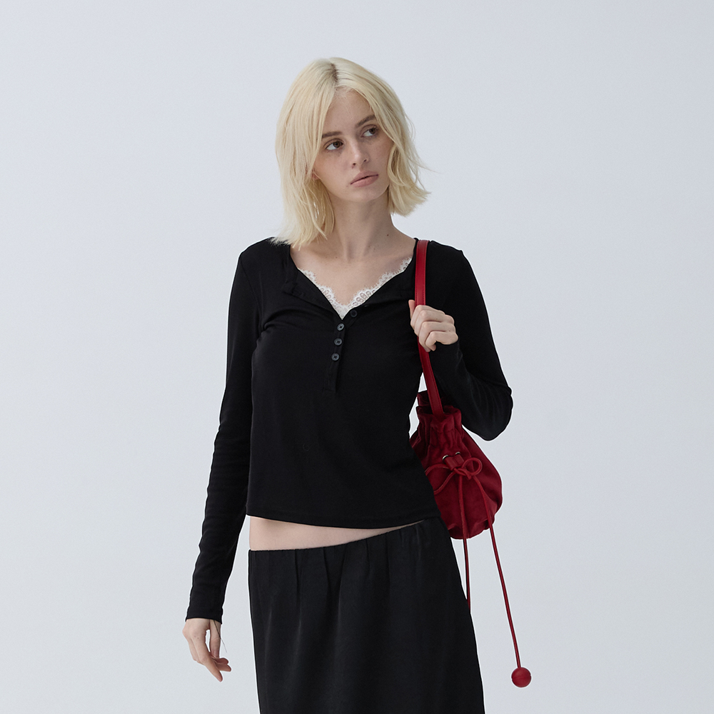 아크무어 미니 드로우 백 레드(ARCMOOR MINI Draw Bag Red) - 3