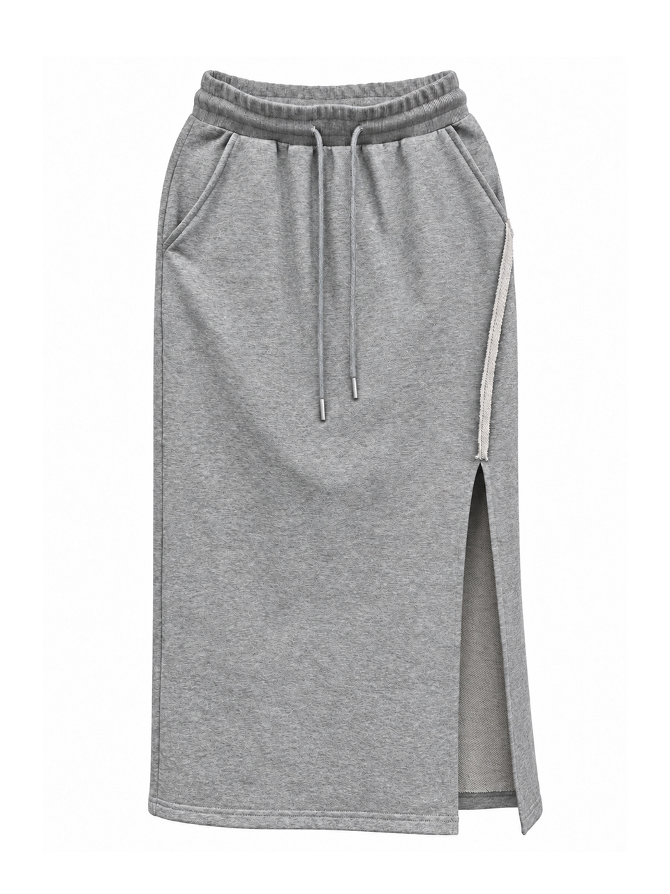 아크무어 그런지 컷오프 스웨트 롱스커트 그레이(ARCMOOR Grunge Cut-off Sweat Long Skirt Grey) - 1
