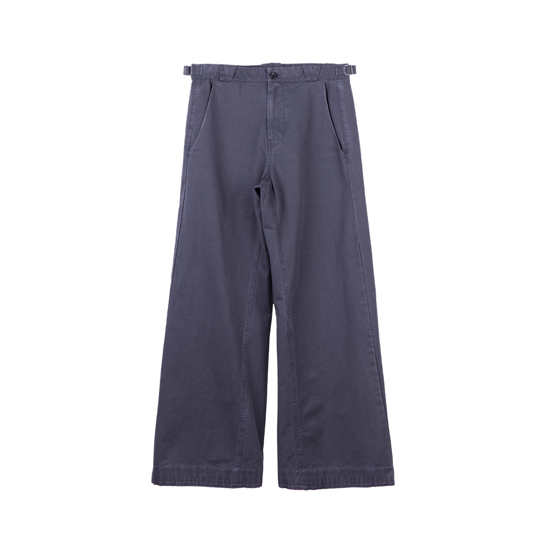 폴리테루 셰리 팬츠 워시드 네이비(Polyteru Sherry Pants Washed Navy) - 1