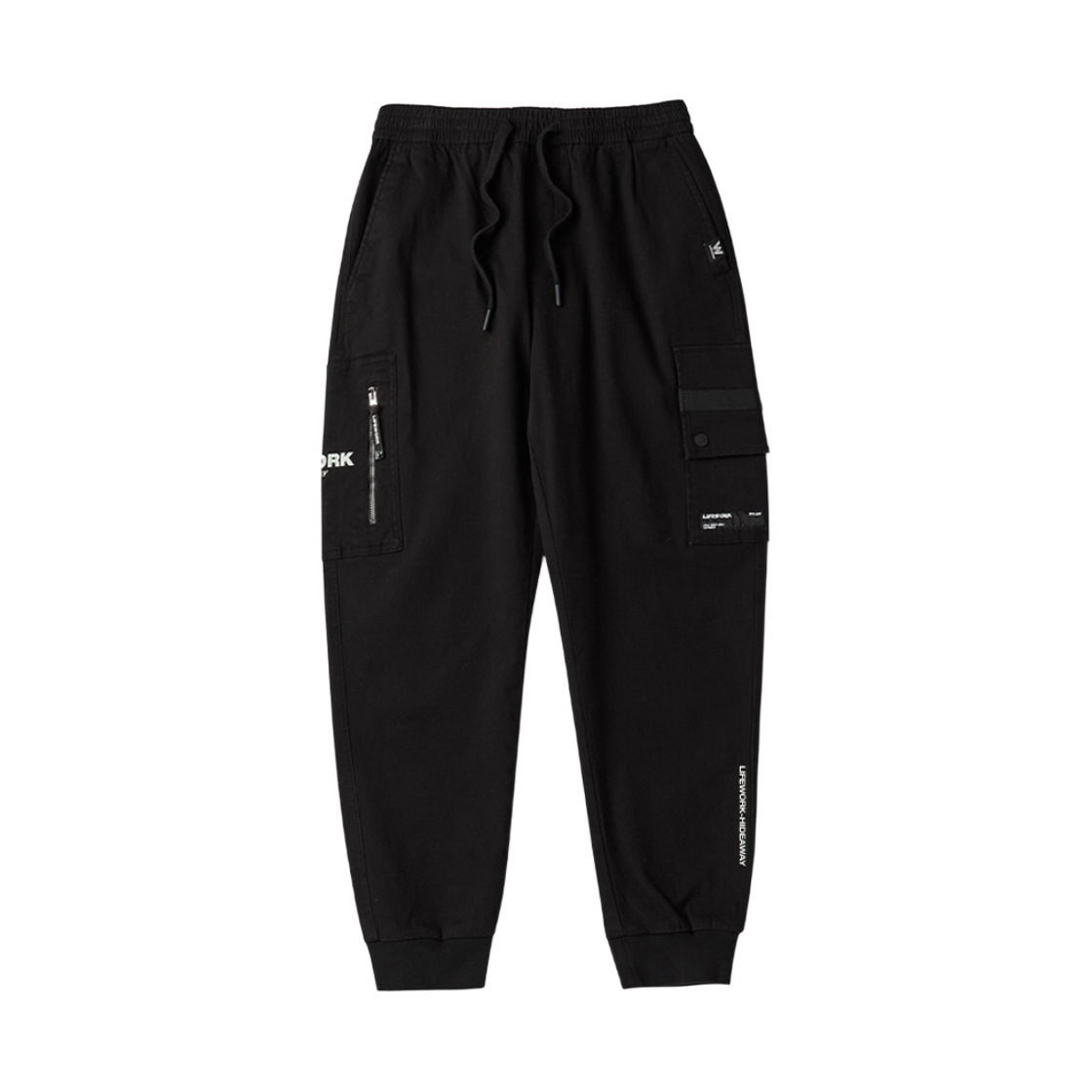 LW224WL351 Lifework L1 Tape Cargo Jogger Pants (Fleece Lining) _ LW224WL351