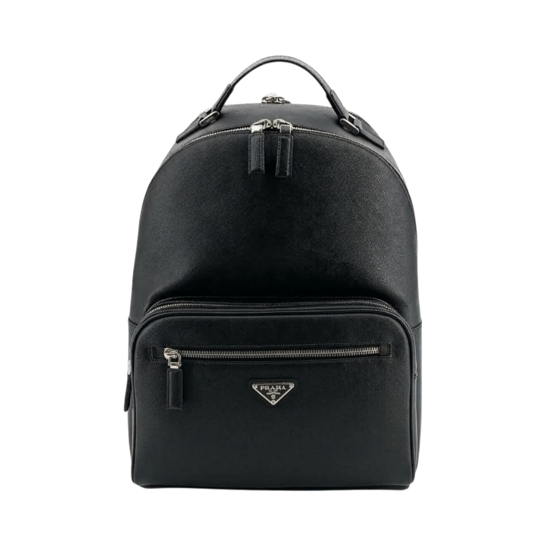 ITVMCI46B3PT Prada Saffiano Triangle Logo Backpack