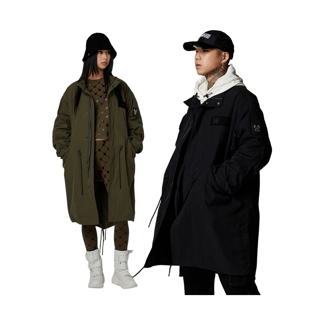 라이프워크 2IN1 M65 피쉬테일 자켓_LW224JP170(Lifework 2IN1 M65 Fishtail Jacket_LW224JP170) - 2