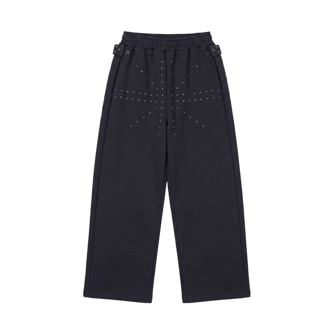 VT26WSP101DGY VOONT Studded Strap Sweat Pants (DARK GRAY)