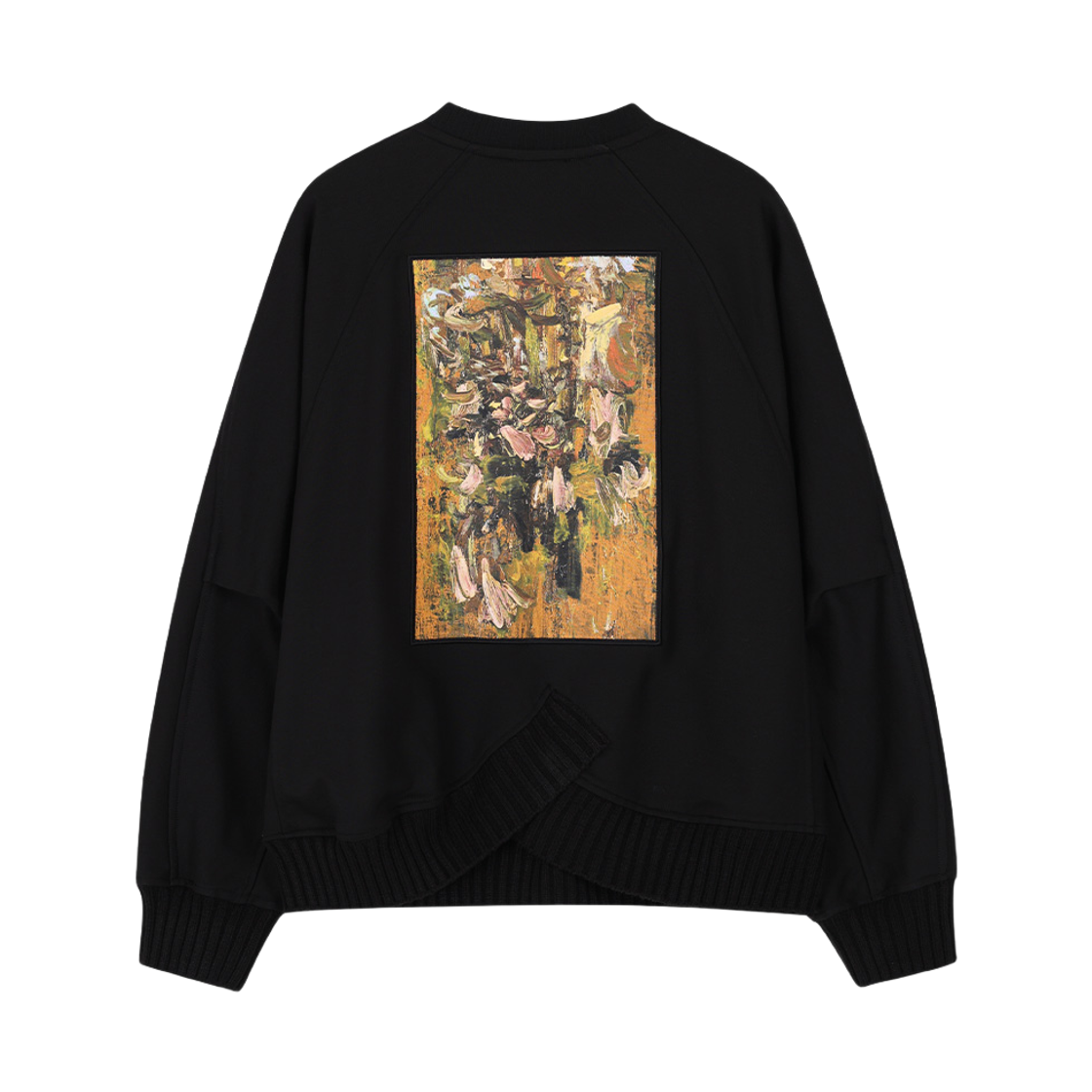 송지오 옴므 페인티드 크로스립 스웻셔츠 블랙(SONGZIO HOMME Painted Crossrib Sweatshirt Black) - 2
