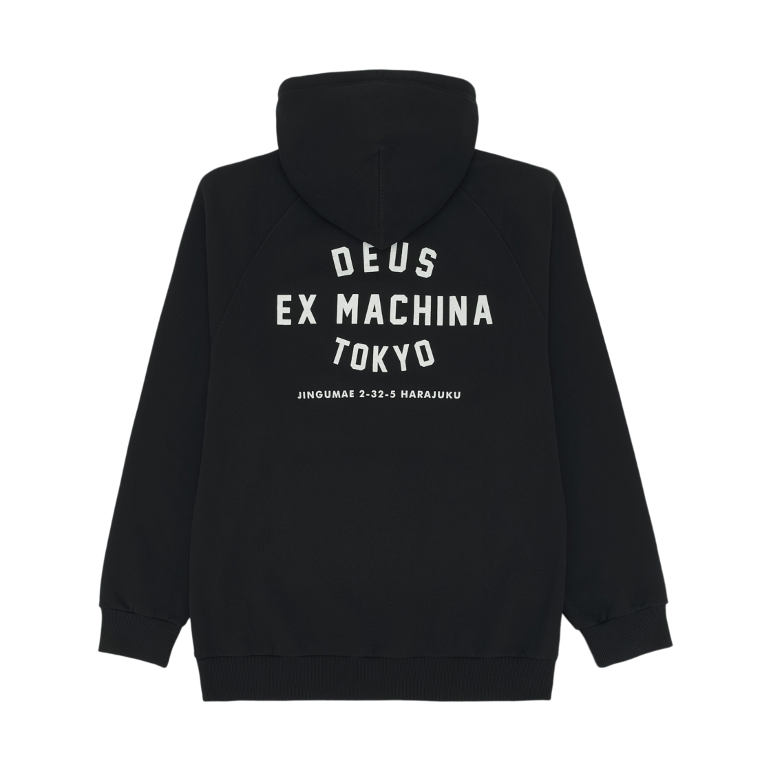 데우스 엑스 마키나 도쿄 하라주쿠 어드레스 후드 블랙(Deus Ex Machina Tokyo Harajuku Address Hoodie Black) - 1