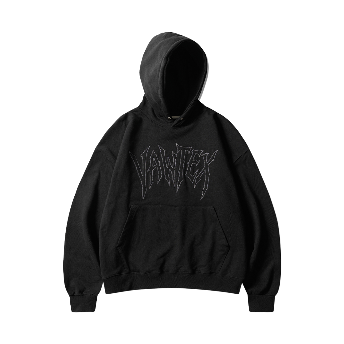 에즈카톤 체인드 헤비코튼 후드 블랙 MMHD6974(EZKATON Chained Heavy Cotton Hoodie Black MMHD6974)