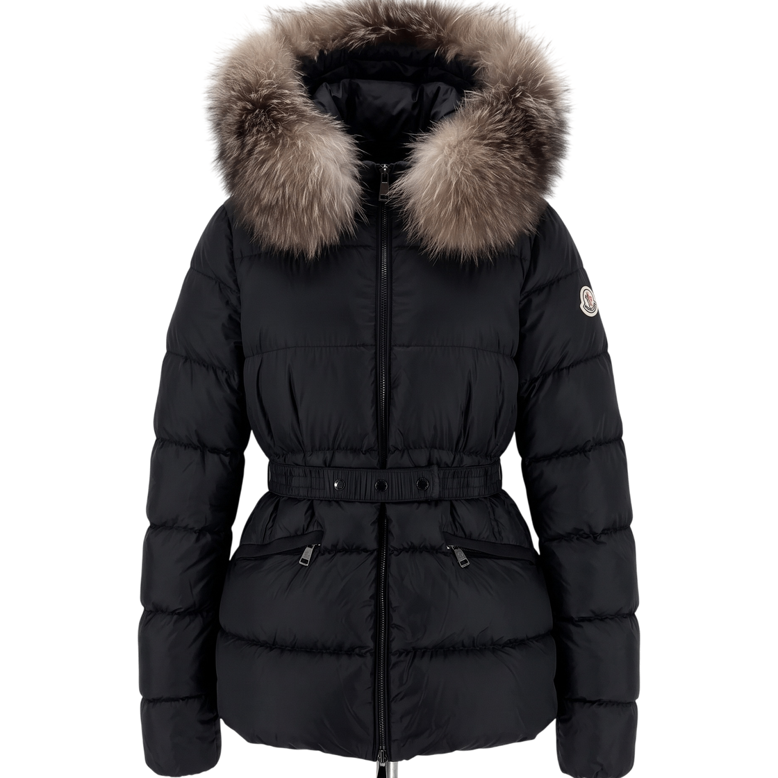 ITALC5IS769W Moncler Boed Fox Fur Women Short Puffer