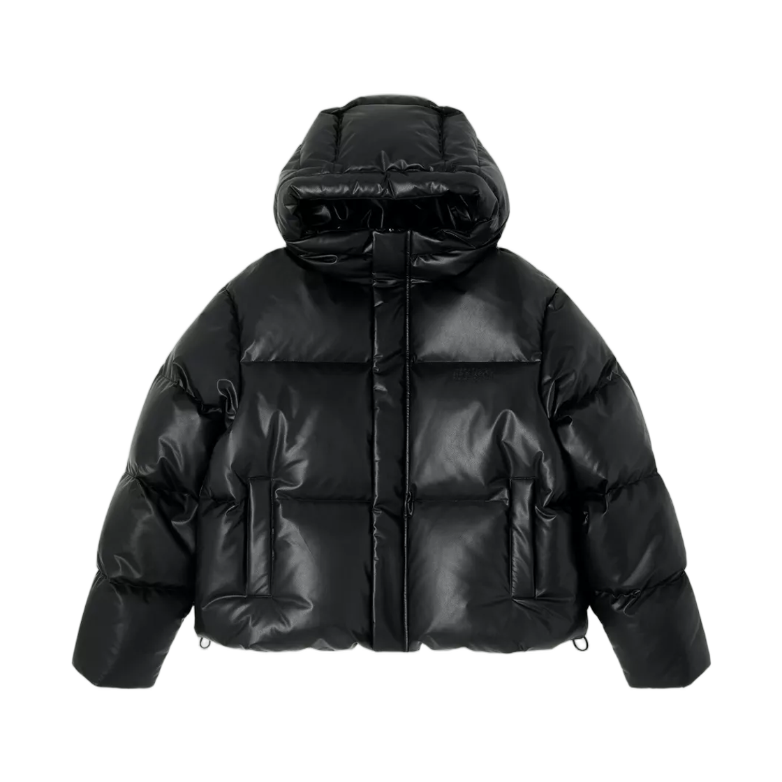 SH0AM0098M36016900 MM6 Maison Margiela Hooded Puffer Jacket Black