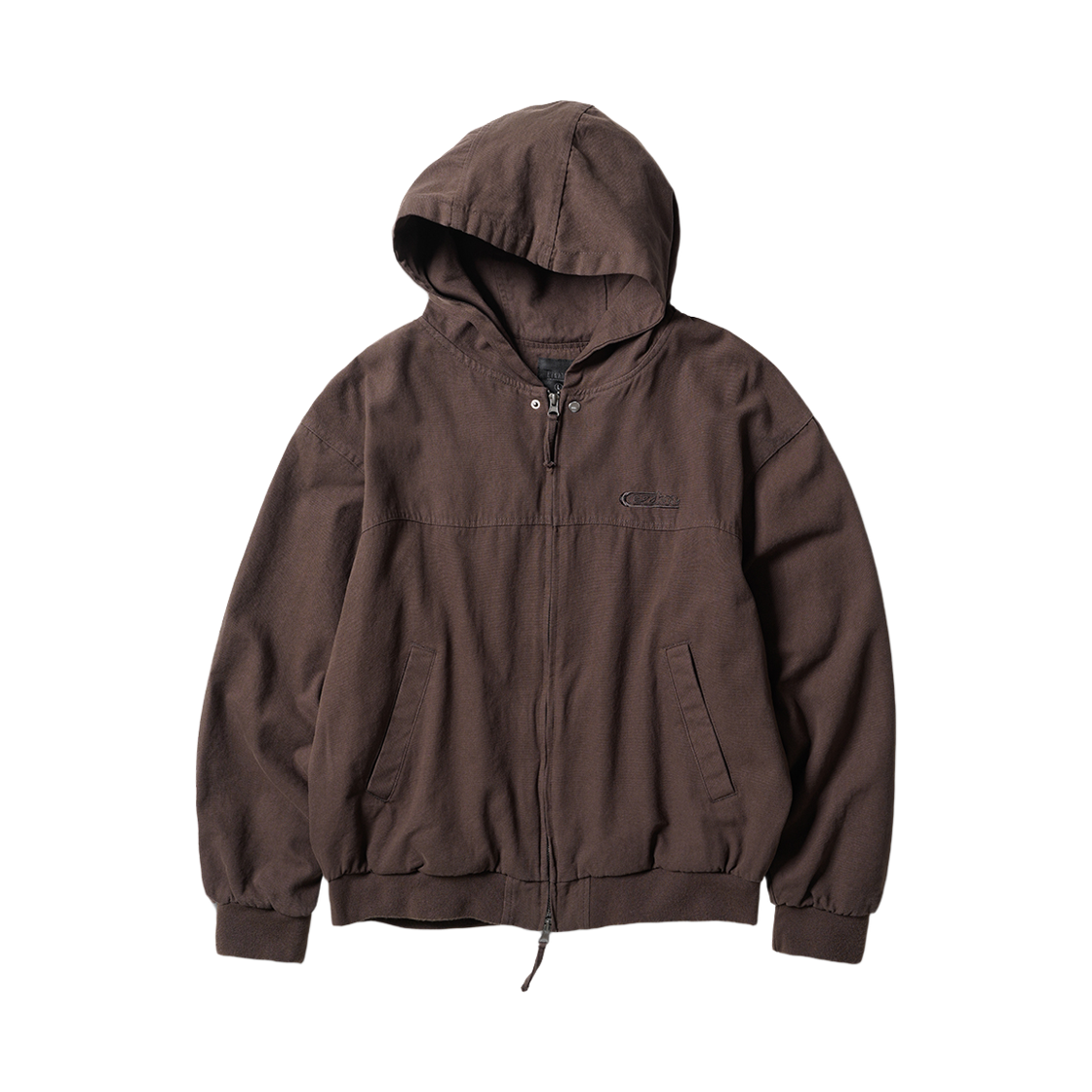 에즈카톤 러프 후드 자켓 브라운 JIOT6964(EZKATON Rough Hoodie Jacket Brown JIOT6964)