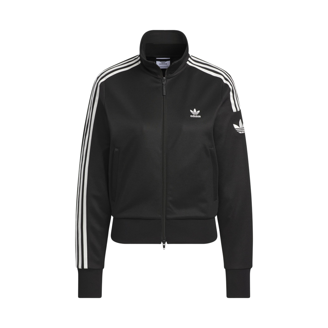 JI7536 (W) Adidas Retro Trefoil Track Top Black - KR Sizing