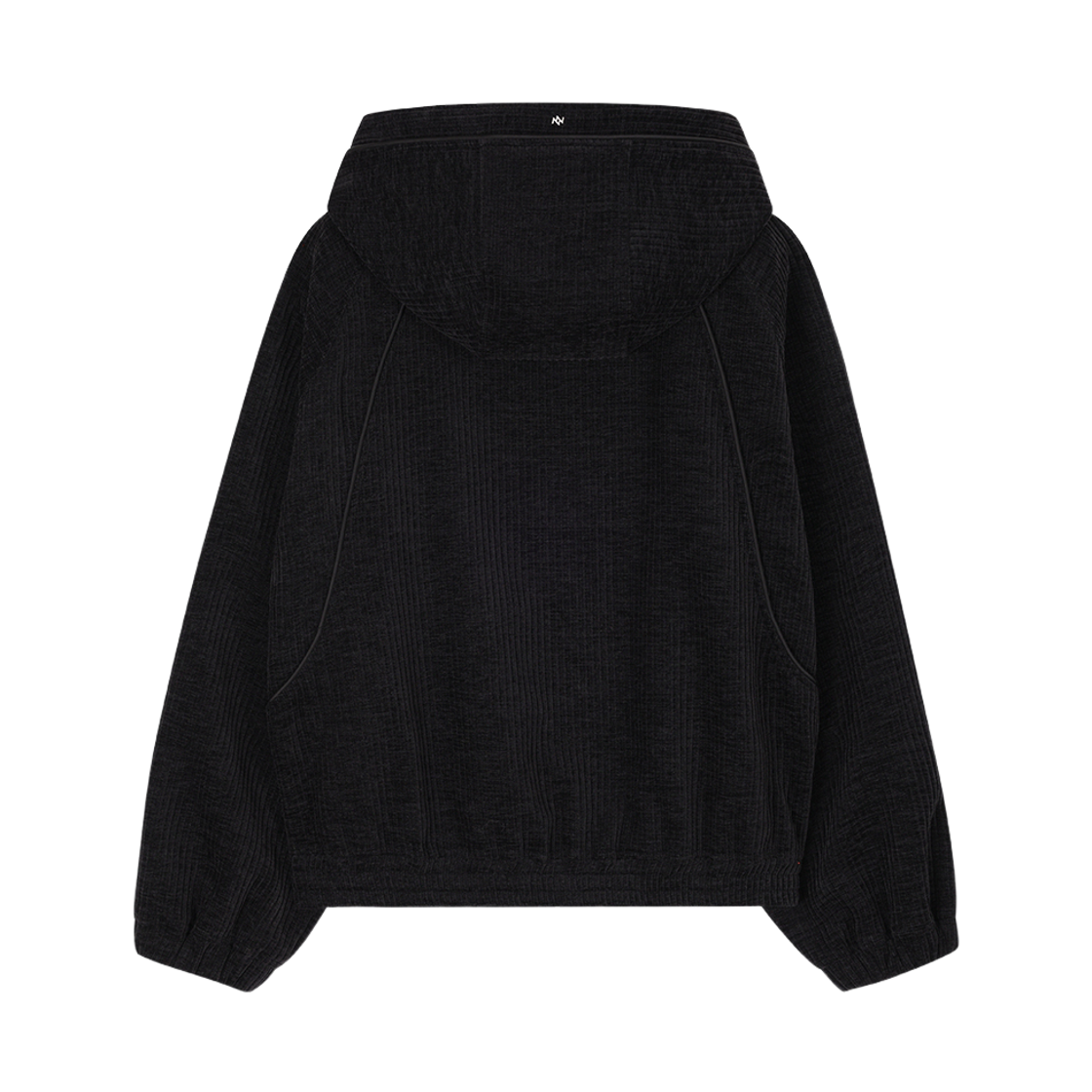 송지오 지제로 웨이브 벨벳 후드 집업 블랙(SONGZIO ZZERO Wave Velvet Hood Zip Up Black) - 2