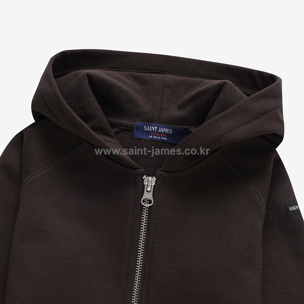 세인트제임스 4-6세 키즈 봉봉 후디 집업 BRW ASJT2G3KR94-BRW(Saint James 4-6 KID BONBON HOODIE) - 3