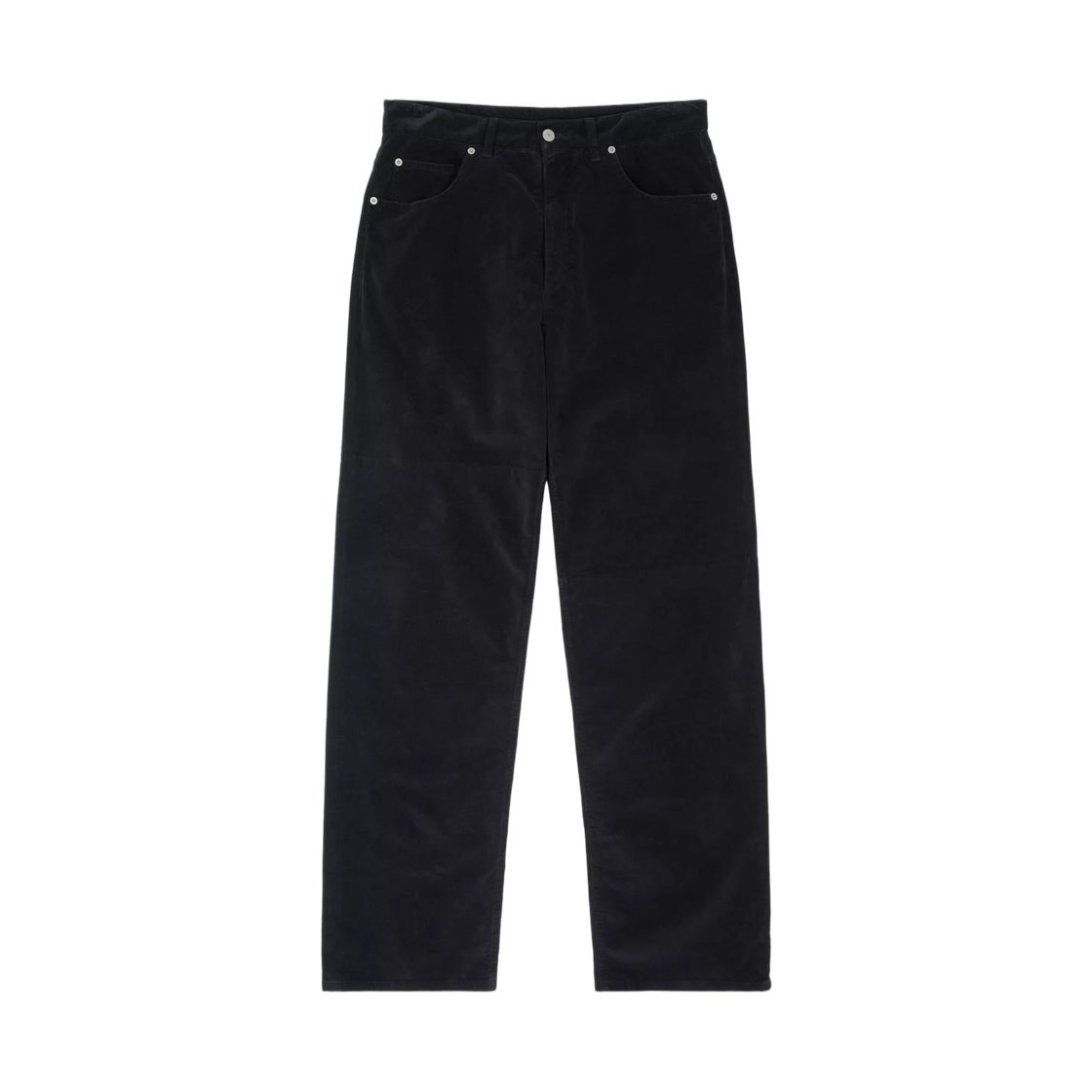 SH0LA0009M35952900 MM6 Maison Margiela Overdyed Moleskin Trousers Black