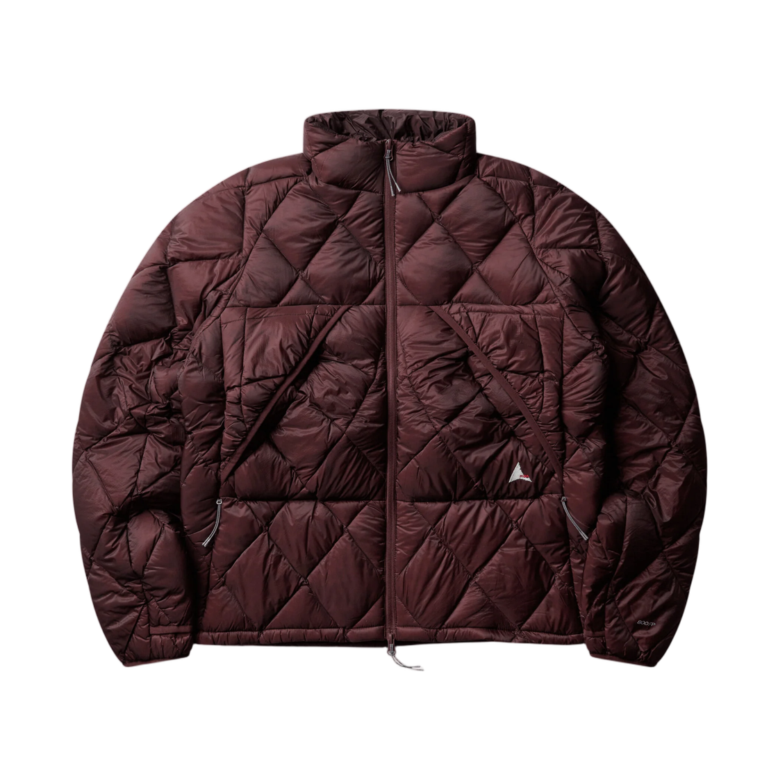 YBUW0212FA158-RED0007 ROA Nuna 800 Fill Power Hooded Down Jacket Burgundy