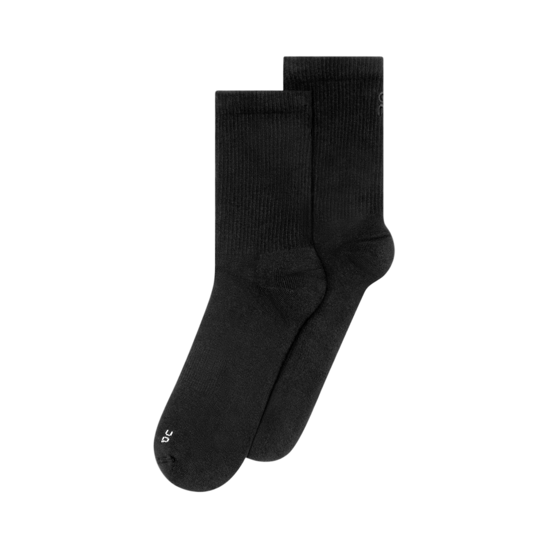 2UG30020553 On Running Club Sock High Black (2 Pack)
