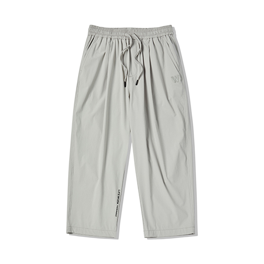 LW242WL420 Lifework L2 Single-Tuck Semi-Wide Cropped Pants_LW242WL420
