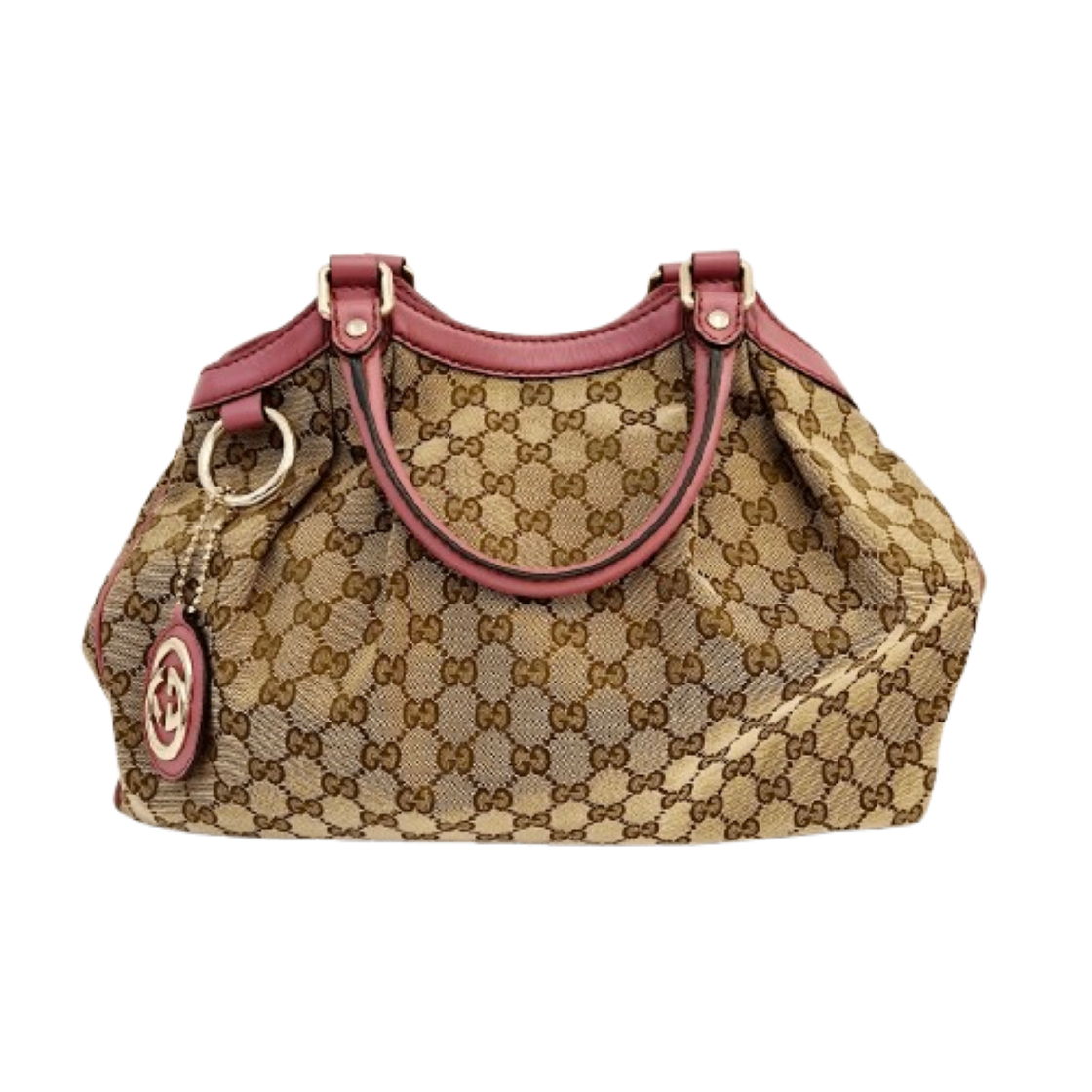 ITDMFS8UKCHE Gucci Suki GG Canvas Medium Tote Bag Indie Pink