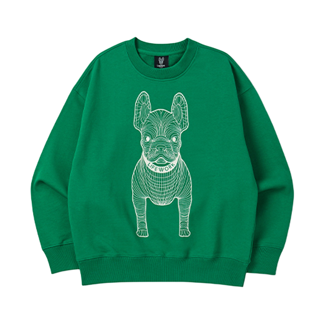 라이프워크 시그니처 빅라독 프린팅 맨투맨_LW245MT990(Lifework Signature Big Radog Printed Sweatshirt_LW245MT990) - 4