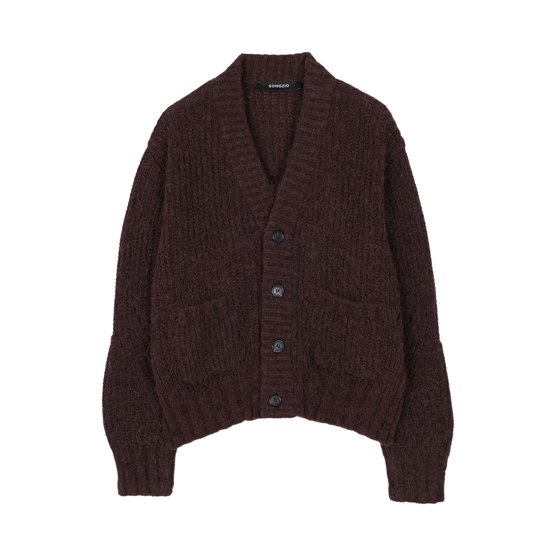 송지오 컬렉션 인터록 가디건 브라운(SONGZIO COLLECTION Interlock Cardigan Brown) - 3