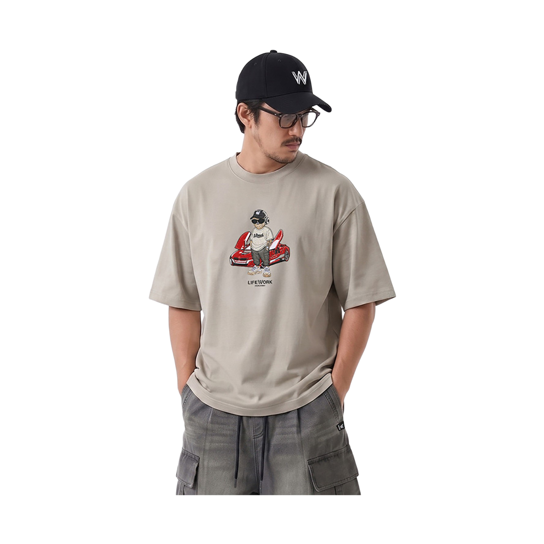 라이프워크 슈퍼카 힙독 반팔 티셔츠_LW262TS105(Lifework Supercar Hipdog Short-Sleeve T-Shirt_LW262TS105) - 3
