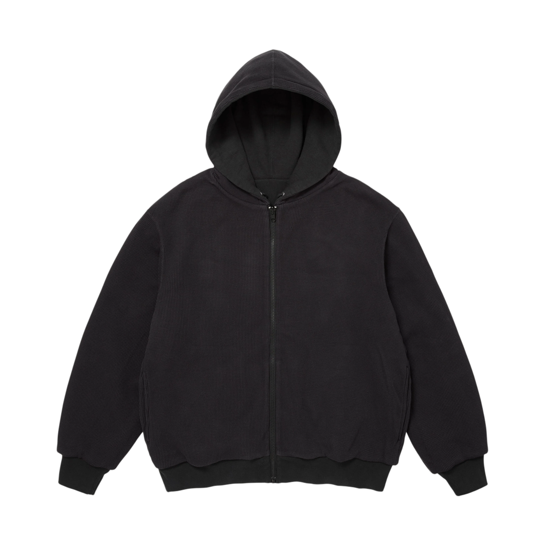 슈프림 리버시블 워크 집업 후드 스웨트셔츠 블랙 - 26FW(Supreme Reversible Work Zip Up Hooded Sweatshirt Black - 26FW) - 3