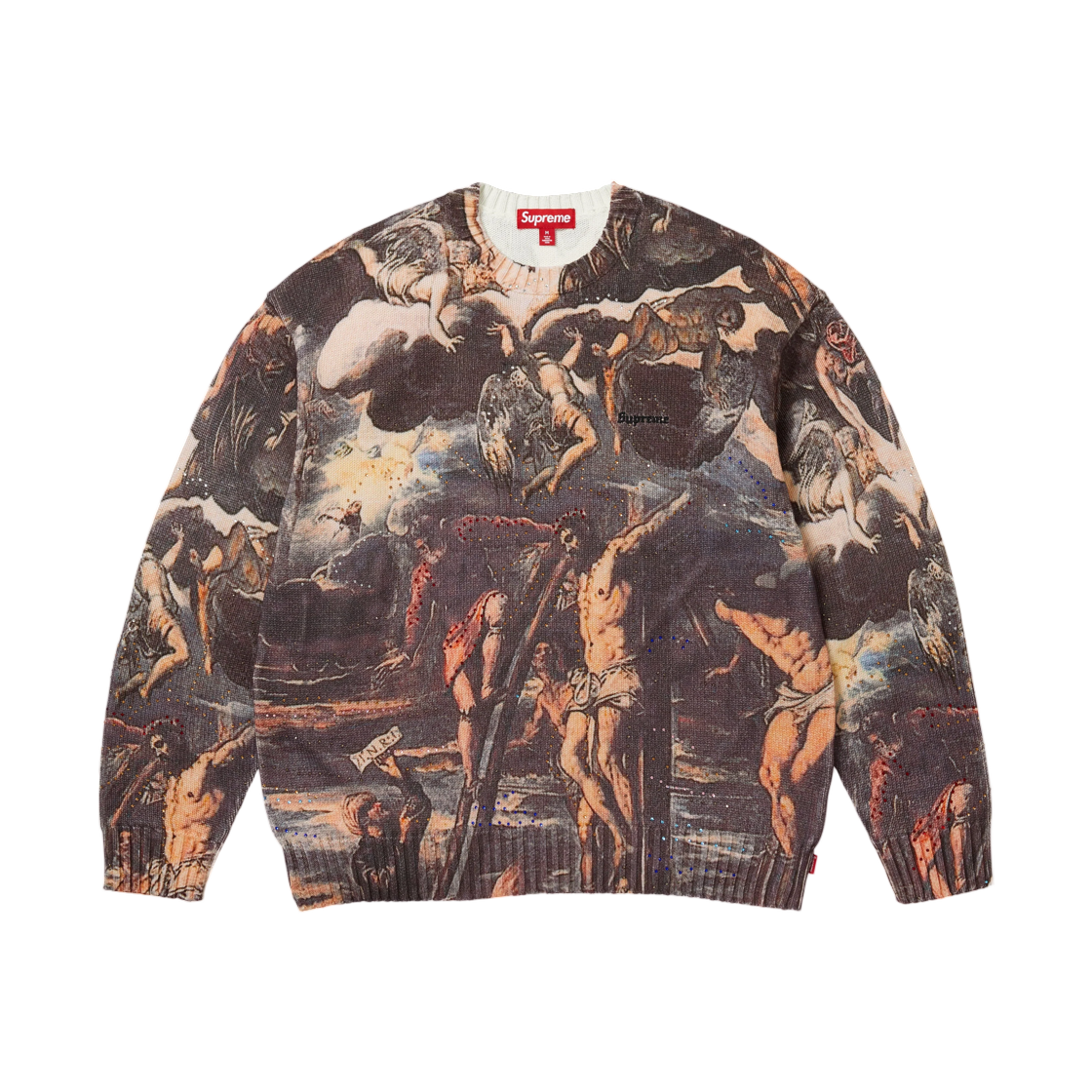 - Supreme Crucifixion Sweater Multicolor - 26FW