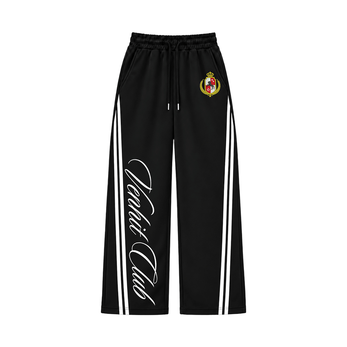 26FV007 VENHIT Heritage Track Sweatpants Black