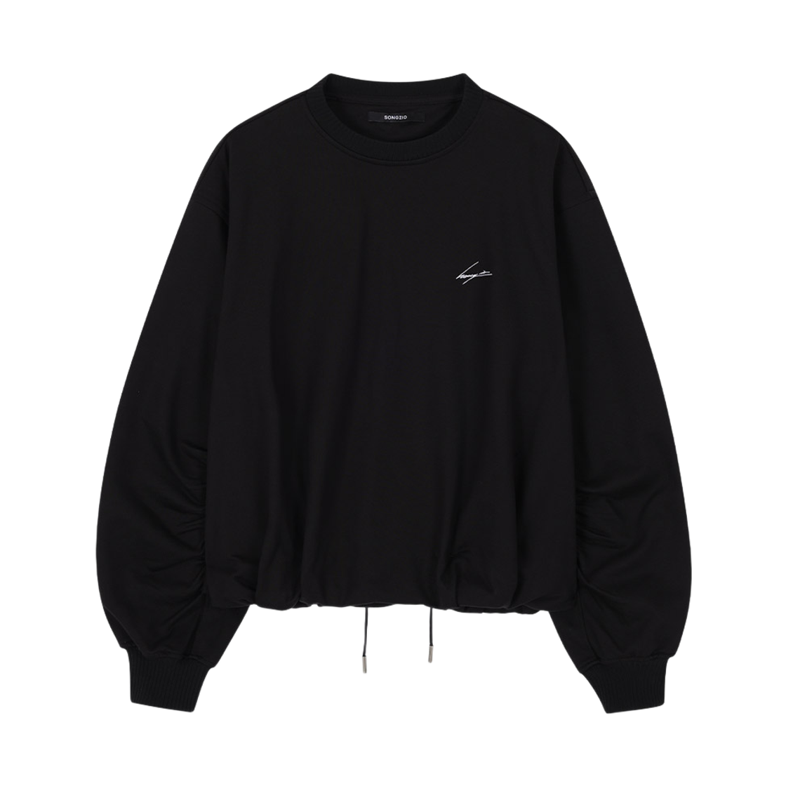 송지오 컬렉션 샤리오 엠브로이드 스웻셔츠 블랙(SONGZIO COLLECTION Chariot Embroidered Sweatshirt Black)