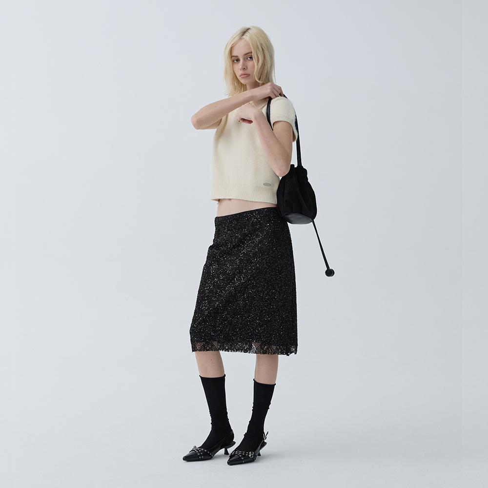 아크무어 미니 드로우 백 블랙(ARCMOOR MINI Draw Bag Black) - 4