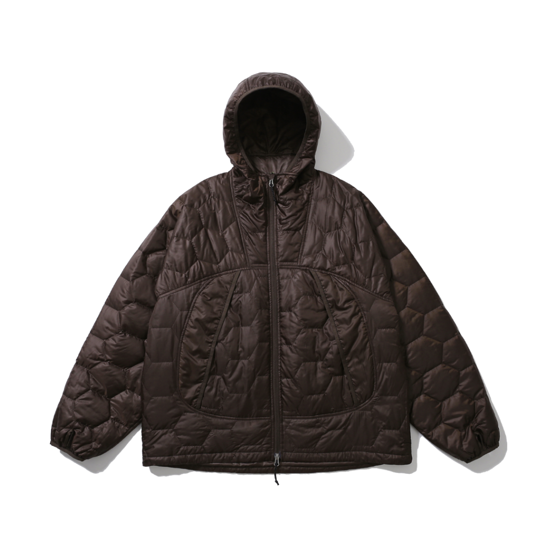 HM26AW-JP02 humorous account Town Quilted Jumper Brown