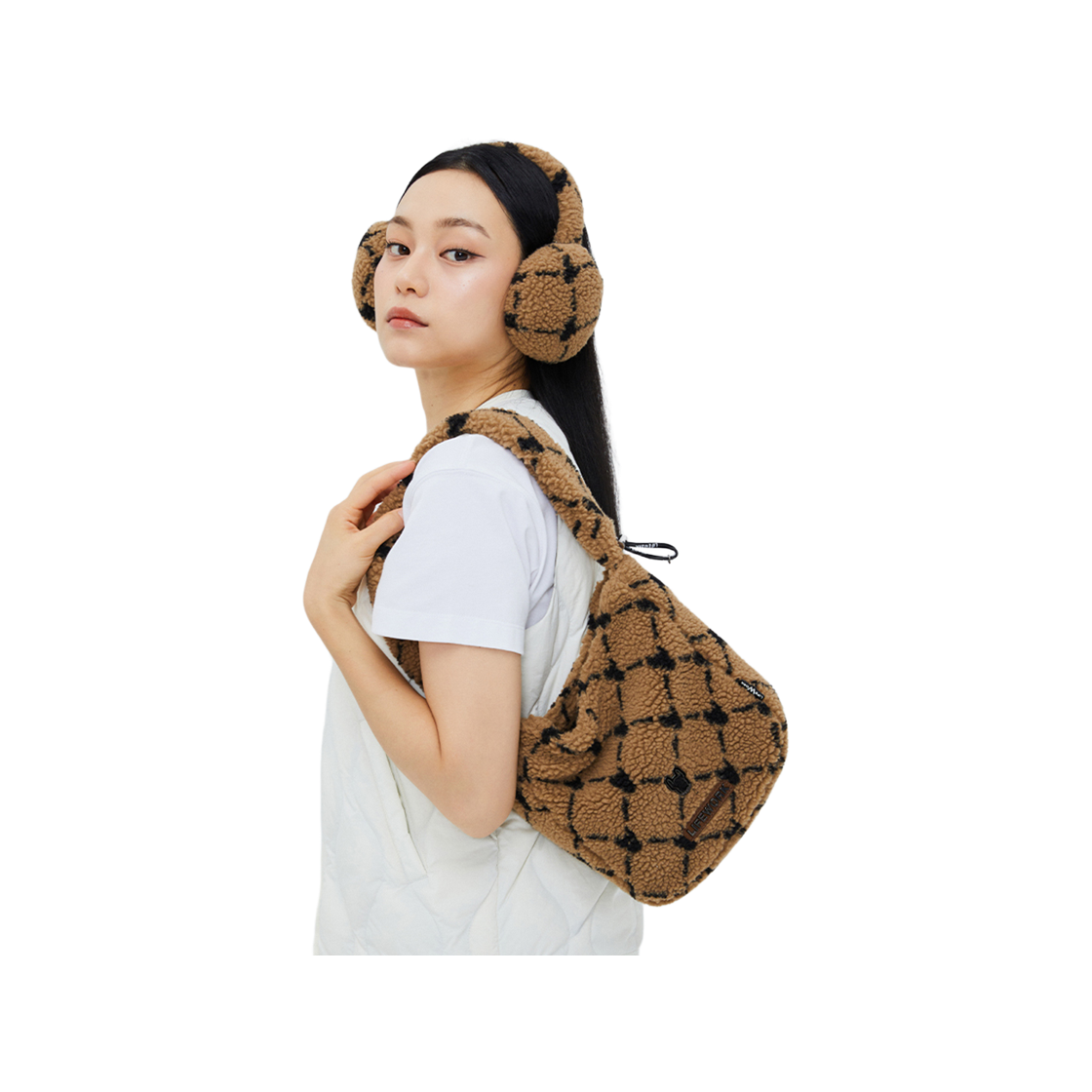 라이프워크 덤블 라도그램 미니 토트백_LW234BG703(Lifework Dumble Radogram Mini Tote Bag_LW234BG703) - 2