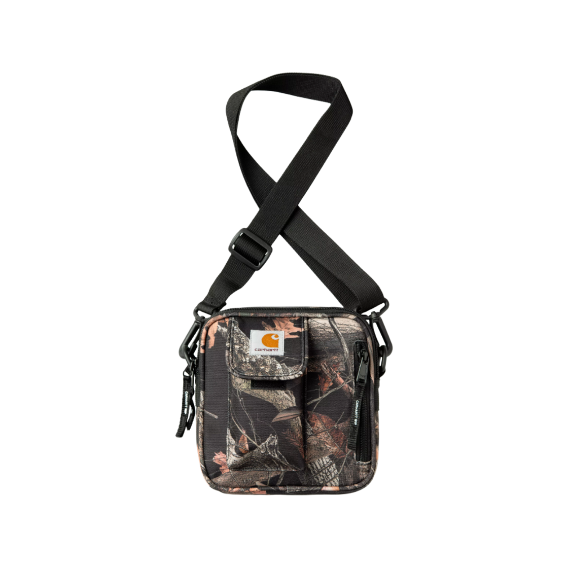 I031470-3X5-XX Carhartt WIP Essentials Bag Small Camo Feather Tree Black
