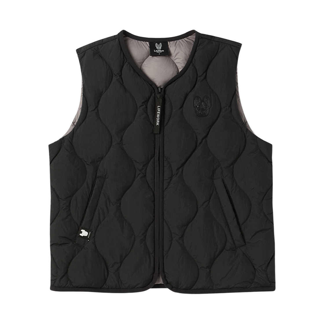 라이프워크 웨이브 퀼팅 라이트 다운 베스트_LW234DV100(Lifework Wave Quilted Light Down Vest_LW234DV100) - 1