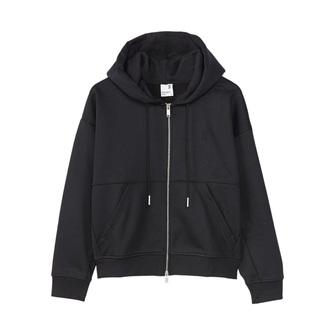 1WG30890553 (W) On Running Club Collective Full Zip Hoodie Black