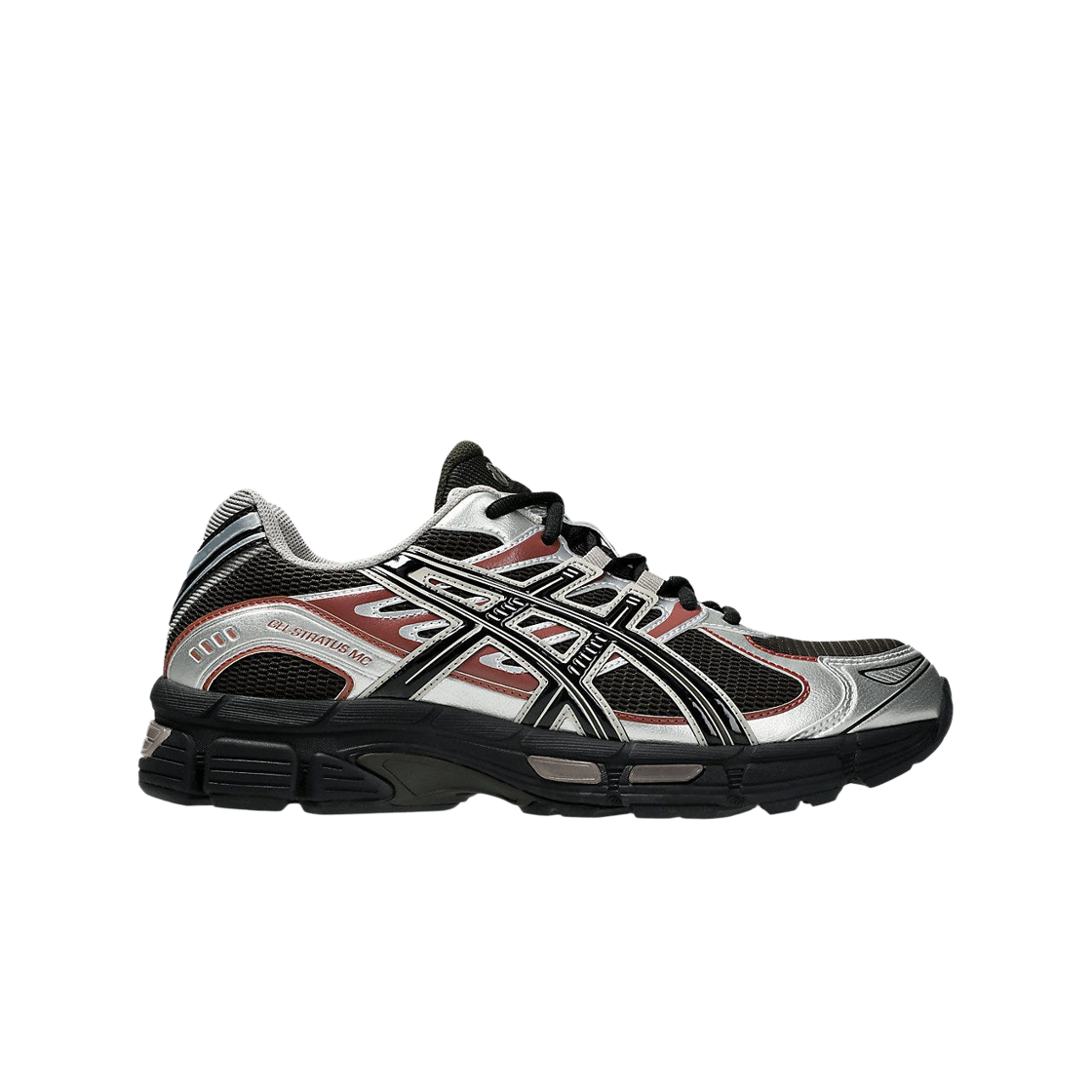 1203B219-200 Asics Gel-Stratus MC Black Coffee Black - D Standard