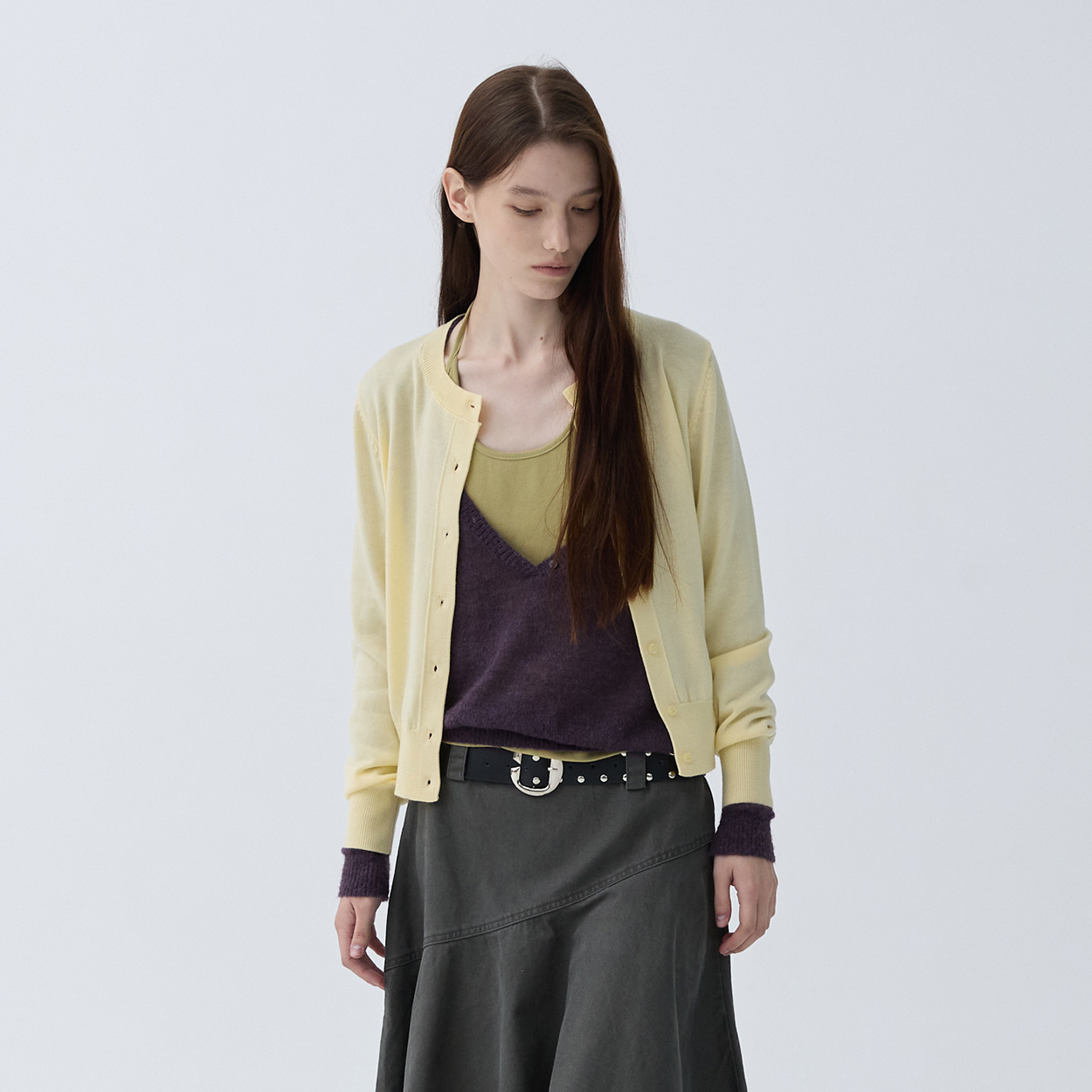 아크무어 프리즘 텐션 가디건 옐로우(ARCMOOR Prism Tension Cardigan Yellow) - 6
