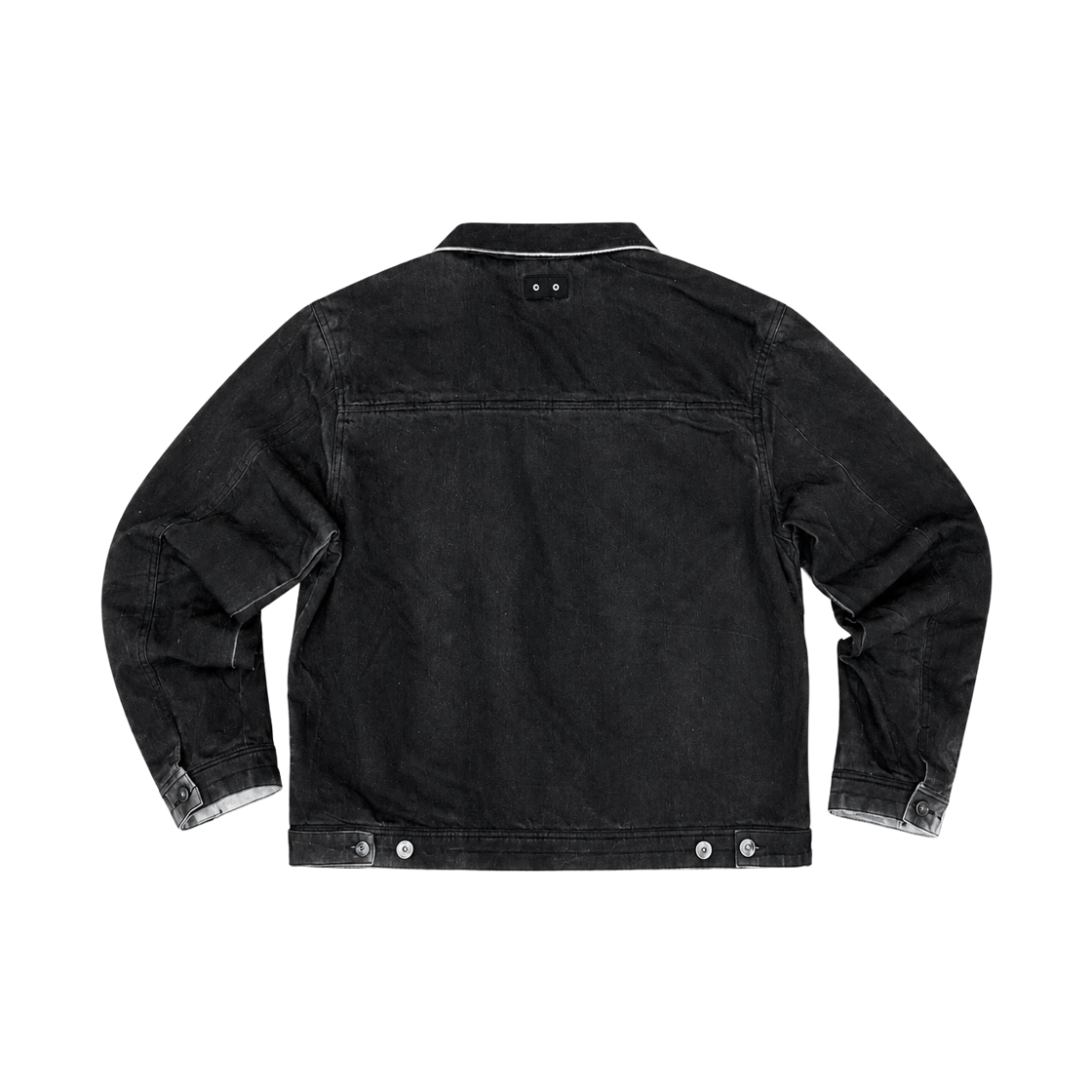 이티씨이 워시드 포켓 코튼 트러커 블랙(ETCE Washed Pocket Cotton Trucker Black) - 2