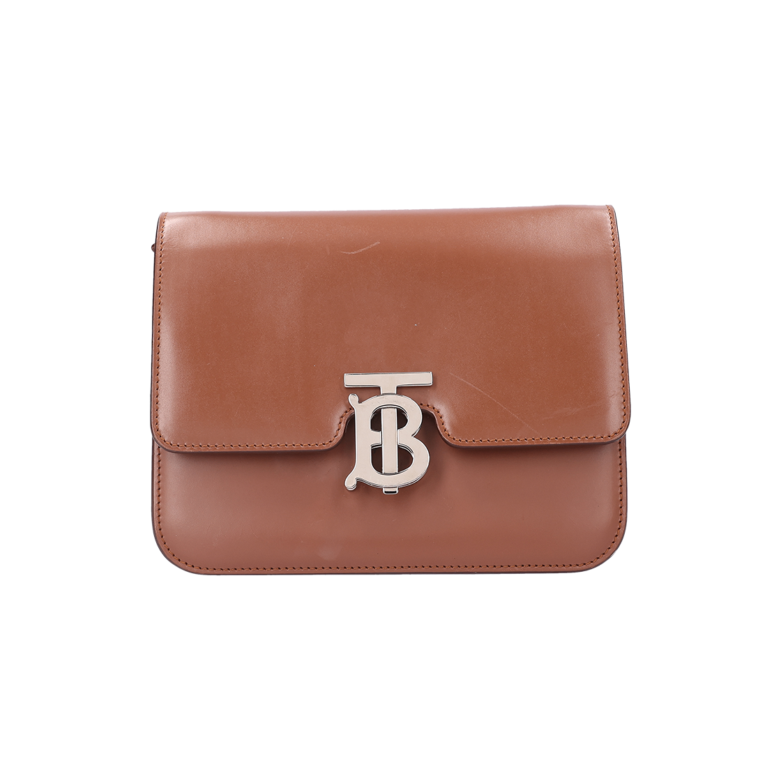 ITQUFKTQ4CP5 Burberry Small TB Bag Leather Brown
