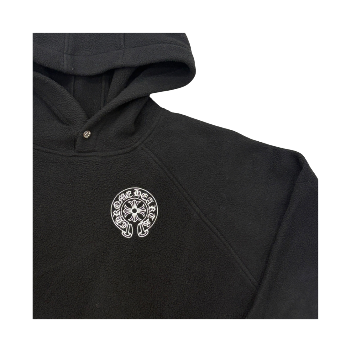 더도산 크롬하츠 후리스 후드티(the dosan_ Chrome Hearts 2nd Dosan x chrome hearts Fleece Horseshoes Hoodie) - 3
