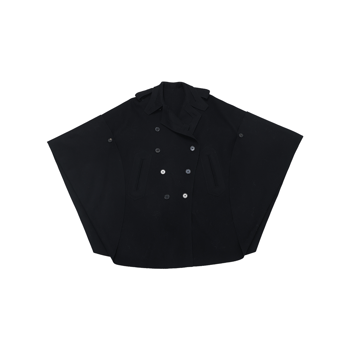 ITQHPEU5WRTR Valentino Garavani Button Double Breasted Cape Coat