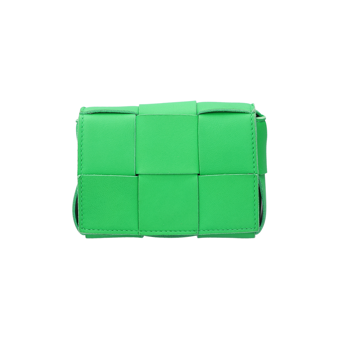 IT7I4F65AAGB Bottega Veneta Mini Cassette Bag Leather Parakeet